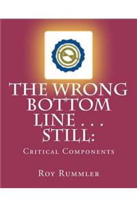 The Wrong Bottom Line . . . Still