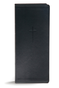 CSB Everyday Study Bible, Black Leathertouch