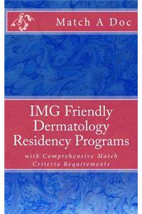 Img Friendly Dermatology Residency Programs
