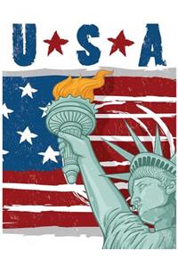 America Theme Blank Journal