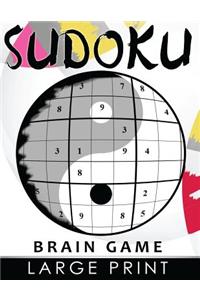 Sudoku Brain Game Large Print: Easy, Medium to Hard Level Puzzles for Adult Sulution inside