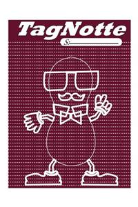 Tagnotte, Mr.Peanuthead, 240 page, Note and doodle book