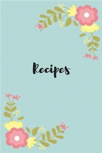 Recipes (Blank Cookbook)