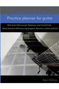 Practice planner for guitar