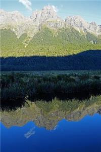 Awesome Amazing View of the Mountains Mirrored in a Lake in New Zealand Journal