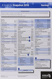 ICD-10 Snapshot 2016 Coding Cards Neurology