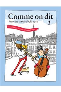 Companion Website Access Key for Comme on Dit, Première Année de Français
