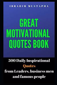 Great Motivational Quotes book