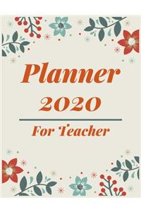 Planner 2020 for Teacher