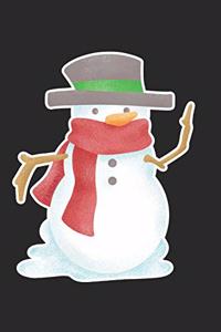 Christmas Snowman Notebook: Graph Paper Journal 6x9 - 120 Pages