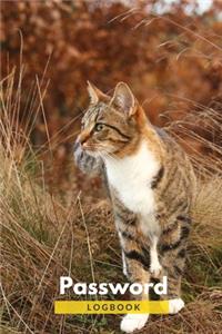 Cat Internet Password Logbook