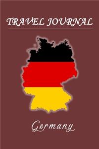 Travel Journal - Germany - 50 Half Blank Pages -