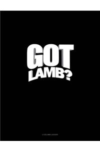 Got Lamb?