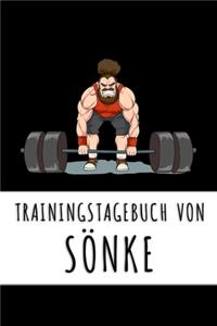 Trainingstagebuch von Sönke