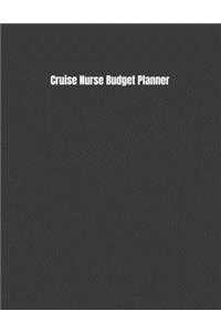 Cruise Nurse Budget Planner