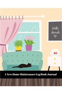 A New Home Maintenance Log Book Journal