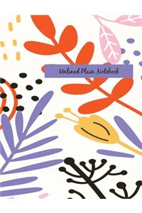 Unlined Plain Notebook