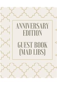 Anniversary Edition Guest Book Mad Libs