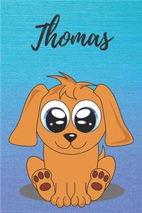 Thomas dog coloring book / notebook / journal / diary