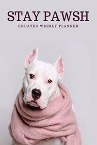 Undated Blank Weekly Planner For Girls