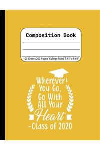 Wherever You Go, Go With All Your Heart - Class of 2020