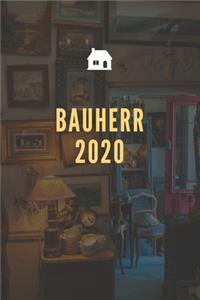 Bauherr 2020: A5 Punkteraster Notizbuch für Bauherren & Bauherrin, Hausbau, Häuserbau, Logbuch für Renovierung - 120 Seiten 6x9 DIN A5