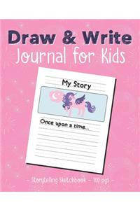 DRAW & WRITE JOURNAL FOR KIDS Storytelling Sketchbook