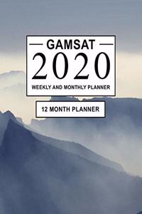 GAMSAT 2020 Weekly and Monthly Planner