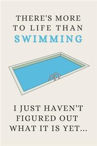 There's More To Life Than Swimming - I Just Haven't Figured Out What It Is Yet...