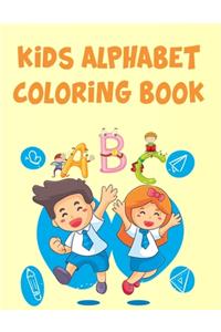 Kids Alphabet Coloring Book