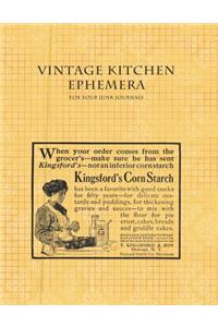 Vintage Kitchen Ephemera