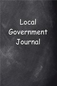 Local Government Journal Chalkboard Design