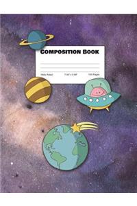 Composition Book Wide Ruled 7.44