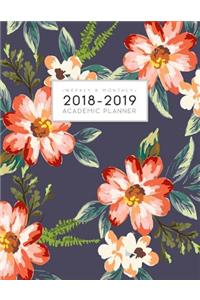 2018-2019 Weekly and Monthly Academic Planner