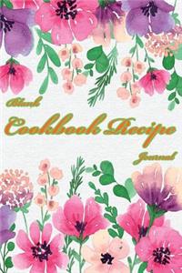 Blank Cookbook Recipe Journal
