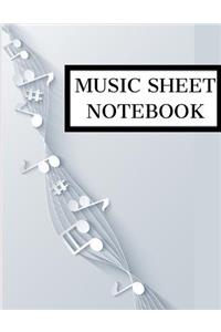 Music Sheet Notebook