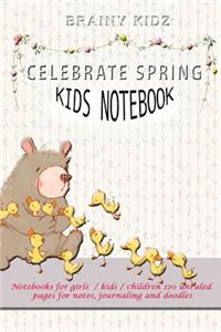 Celebrate Spring Kids Notebook