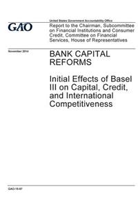 Bank capital reforms
