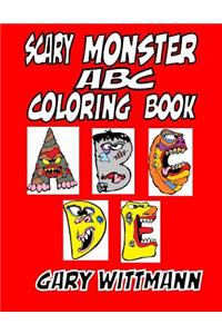 Scary Monster ABC Coloring Book