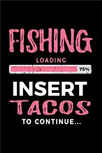 Fishing Loading 75% Insert Tacos To Continue