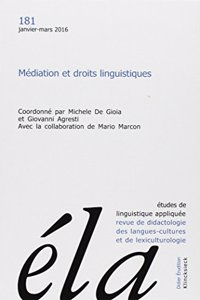 Etudes de Linguistique Appliquee 1/2016