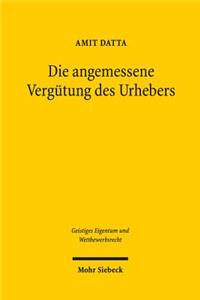Die angemessene Vergütung des Urhebers