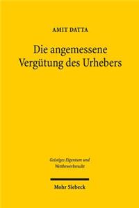 Die Angemessene Vergutung Des Urhebers