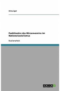 Funktionäre des Börsenvereins im Nationalsozialismus