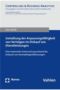 Gestaltung Der Anpassungsfahigkeit Von Vertragen Im Einkauf Von Dienstleistungen