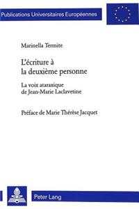 L'Écriture À La Deuxième Personne
