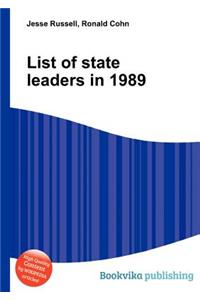 List of State Leaders in 1989
