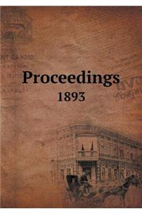 Proceedings 1893