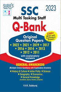 SURA`S SSC MTS (Multi Tasking Staff) Q-Bank Original Question Papers with Explanatory Answers 2023