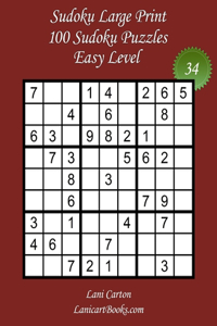 Sudoku Large Print for Adults - Easy Level - N°34